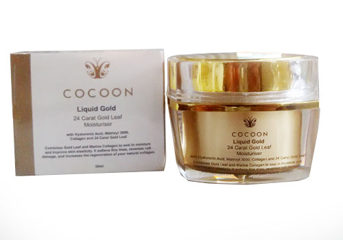 COCOON'S 24 CARAT GOLD LEAF MOISTURISER