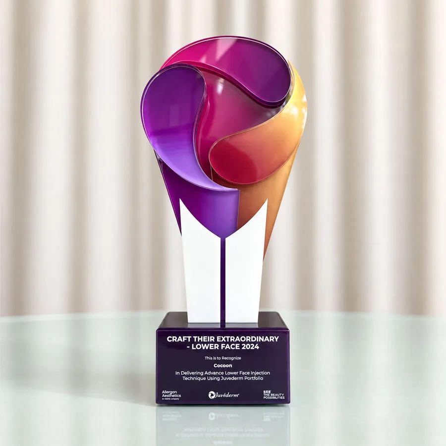The Juvéderm Craft Extraordinary Lower Face 2024 trophy