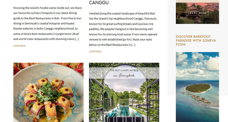 The Asia Collective travel platform curated stays