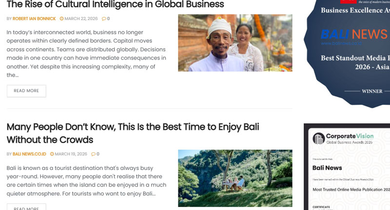Bali news today updates and local insights