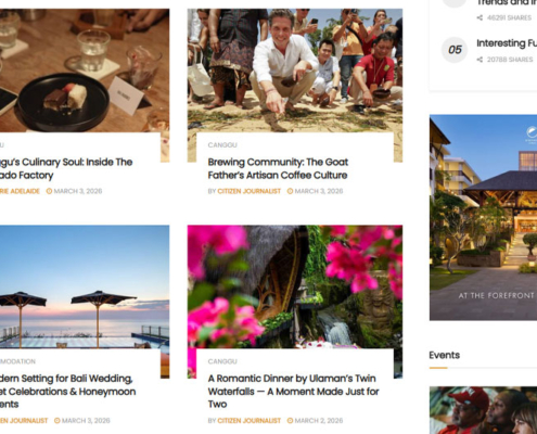 Travel updates from Bali