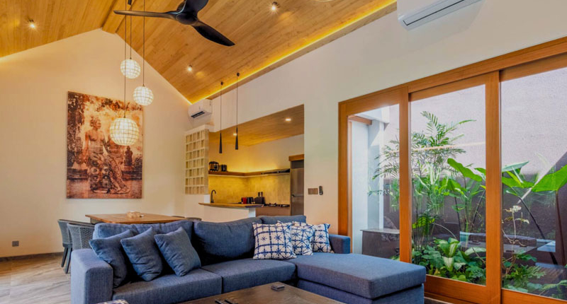 Spacious living area at Star Villas Bali Spacious living area at Star Villas Bali