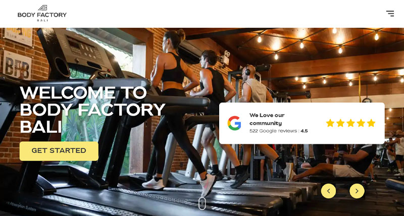 Body Factory Bali gym in Canggu Body Factory Bali gym in Canggu