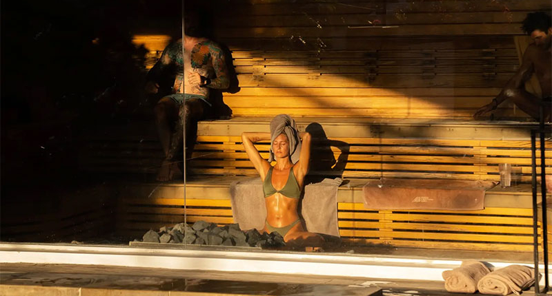 Recovery area with ice bath and sauna at Body Factory Bali Recovery area with ice bath and sauna at Body Factory Bali