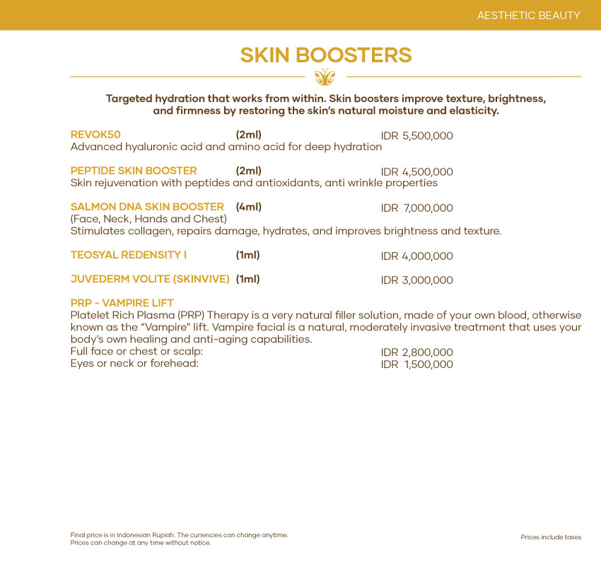 Skin Boosters