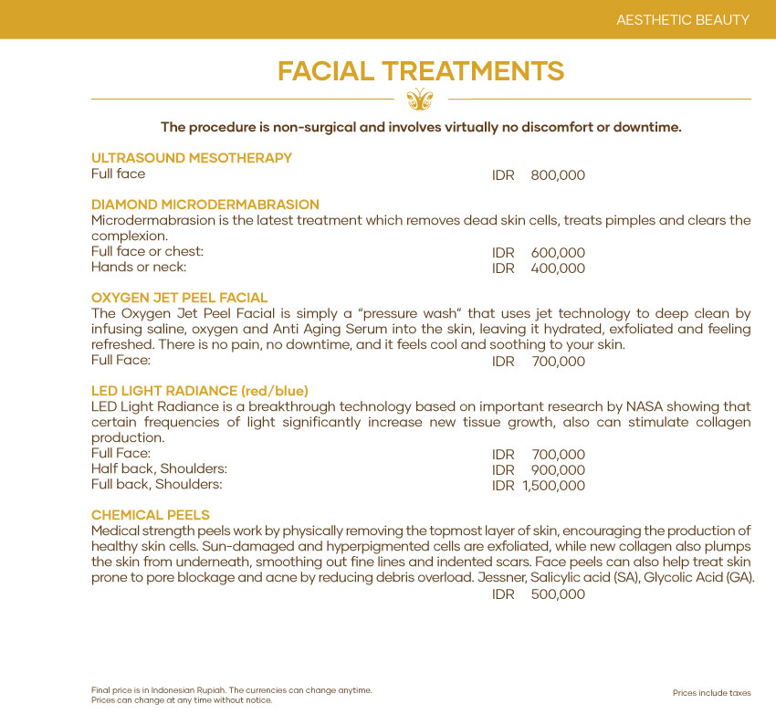Facial Treatments