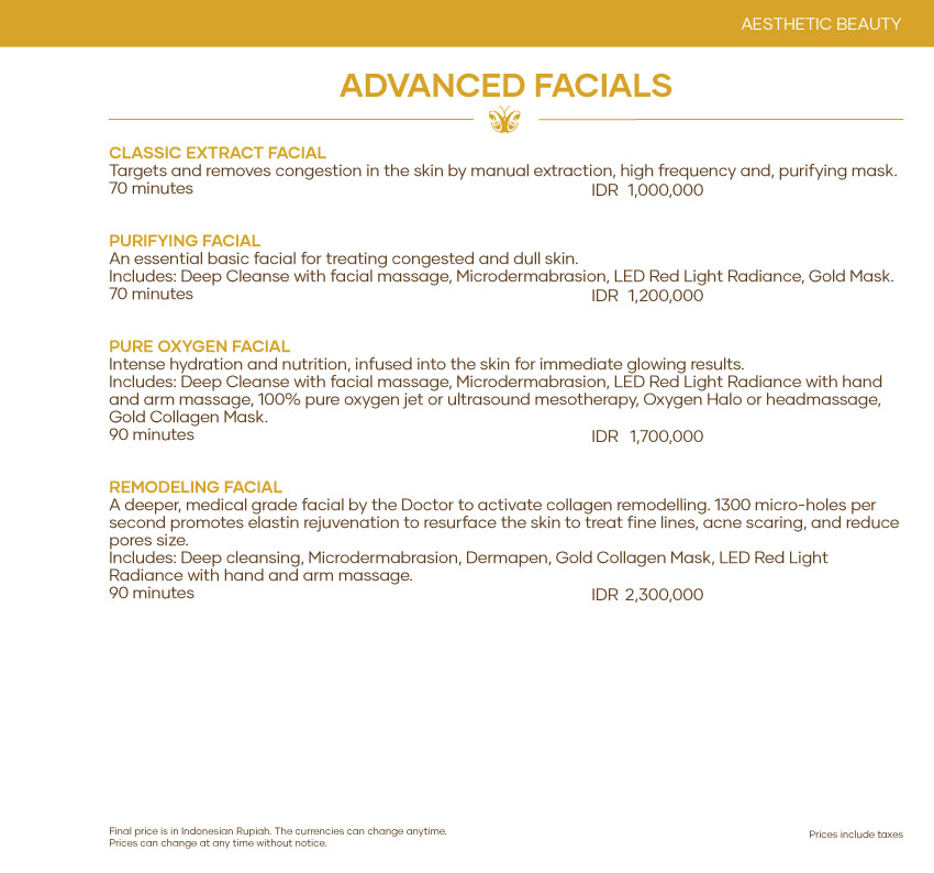 Advanced Facials