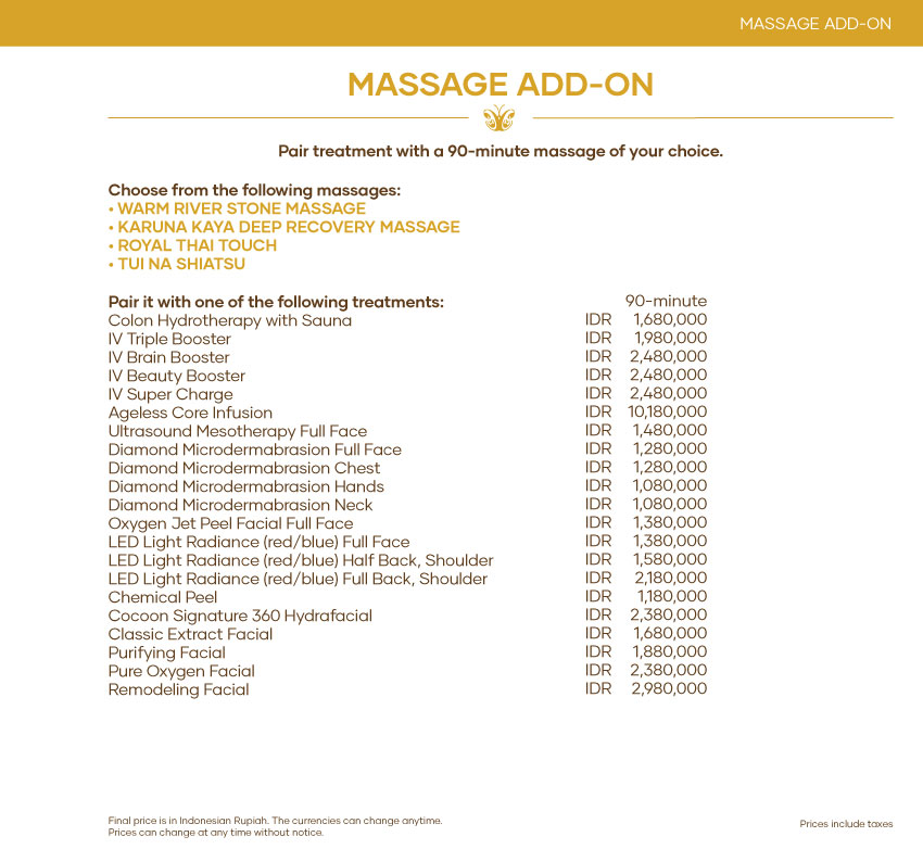 Massage Add-On