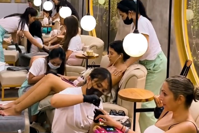 Modern salon experience at MYNX Emporium Bali