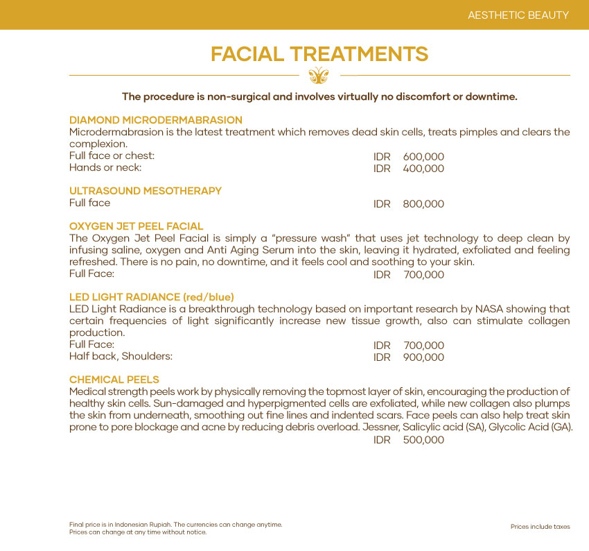 Facial Treatments
