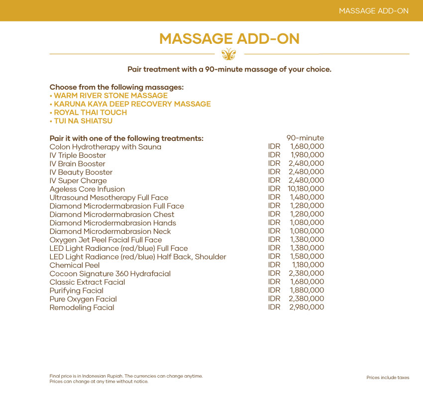 Massage Add-On