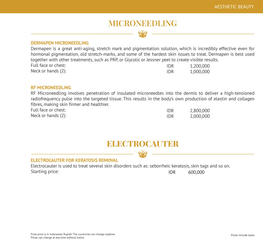 Microneedling, Electrocauter