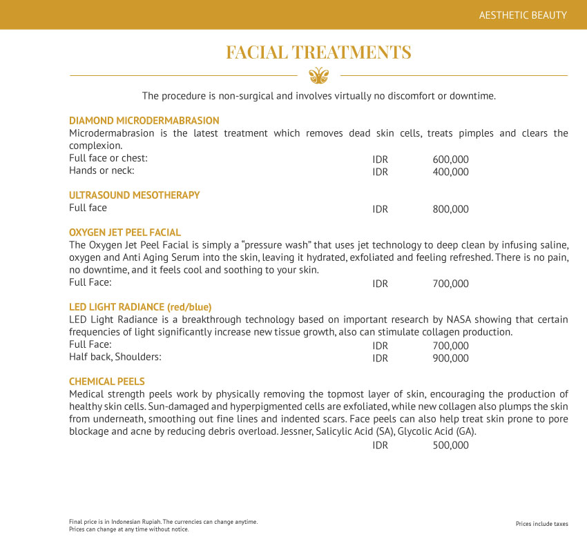 Facial Treatments