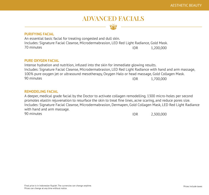 Advanced Facials