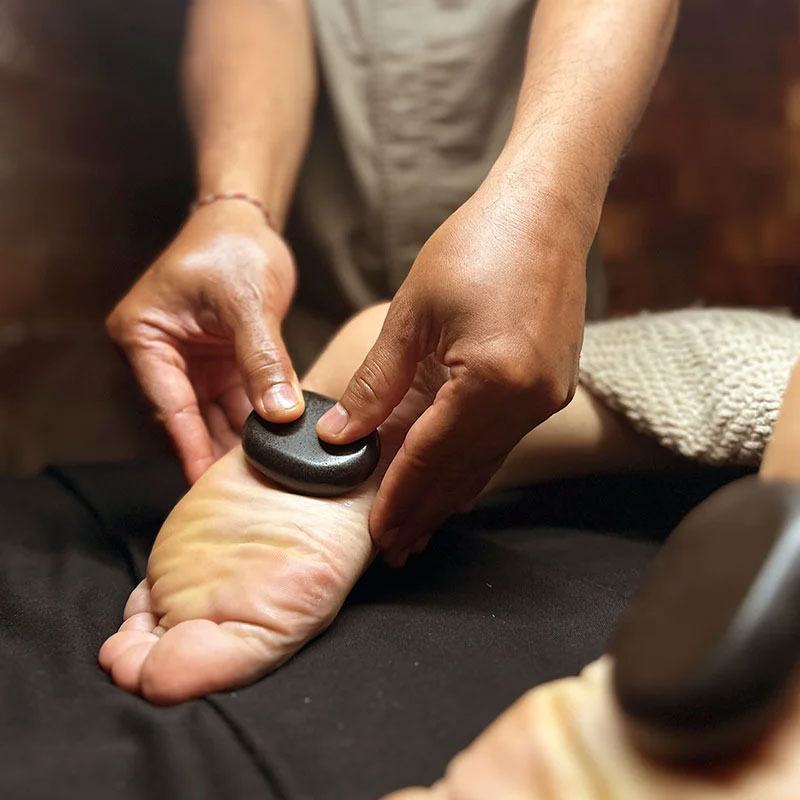 Warm River Stone Massage at Cocoon Medical Spa Bali